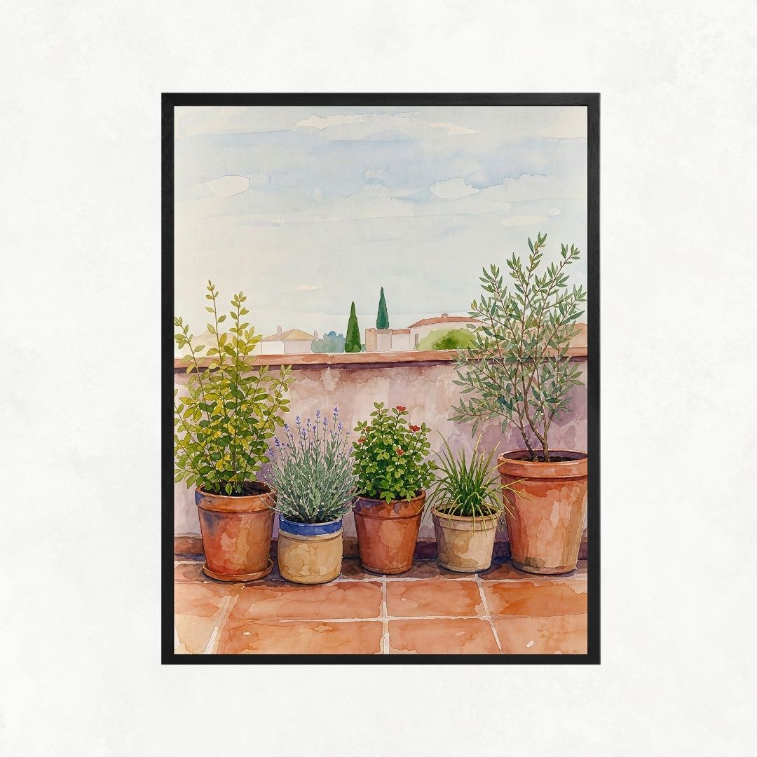 Terrace with Pots No1