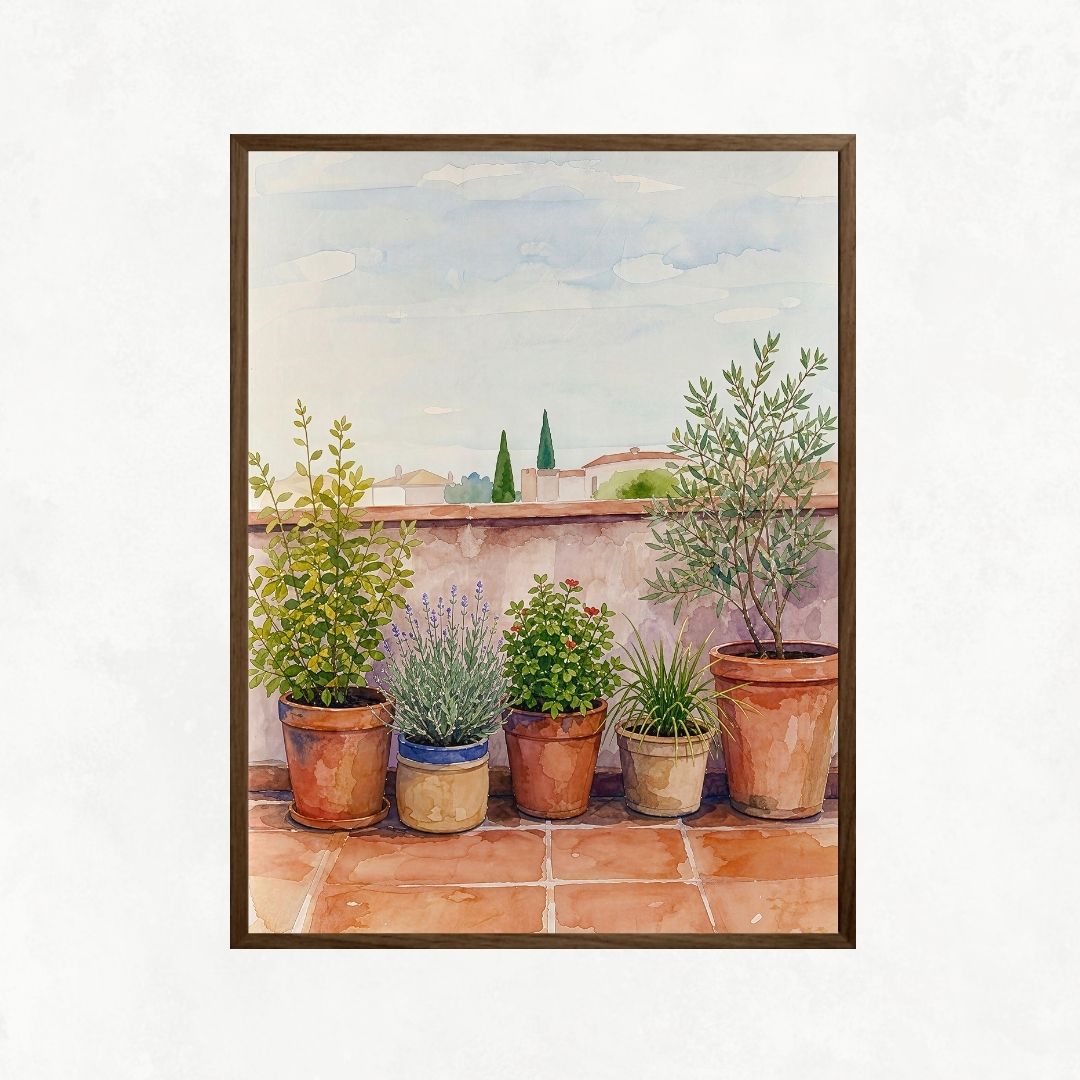 Terrace with Pots No1