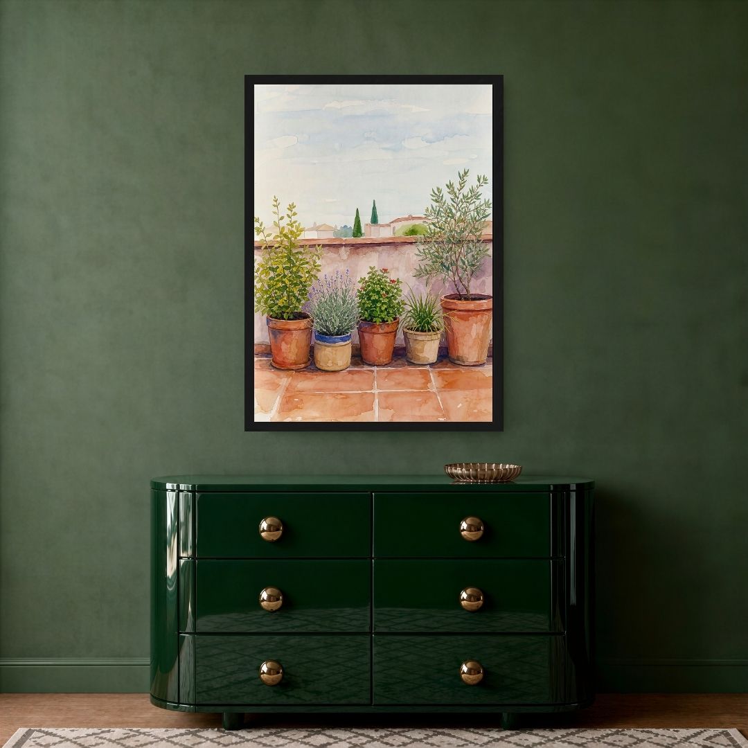 Terrace with Pots No1