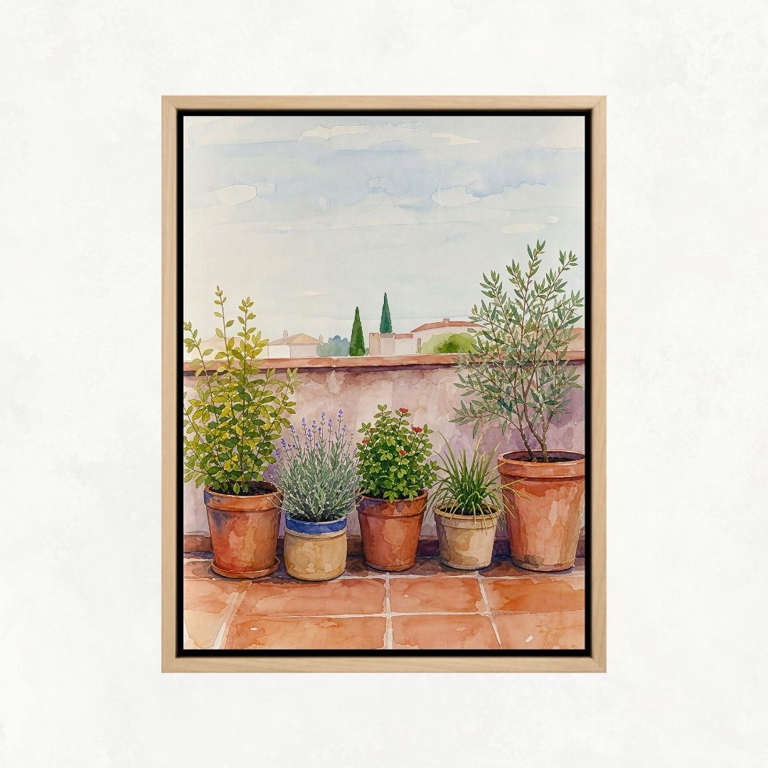 Terrace with Pots No1