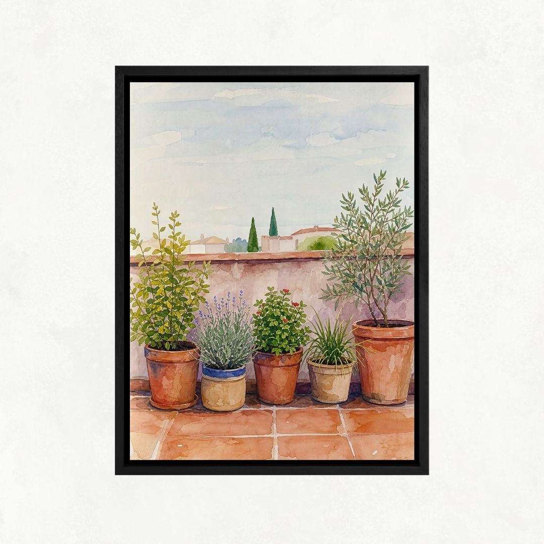 Terrace with Pots No1