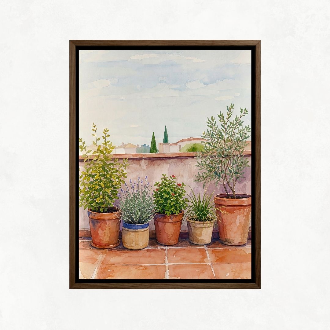 Terrace with Pots No1