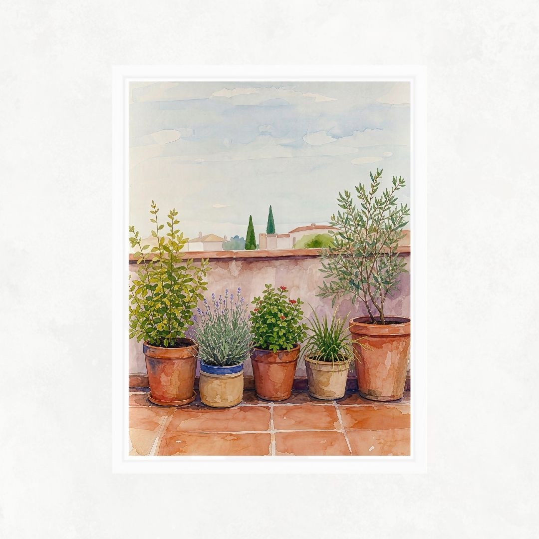 Terrace with Pots No1