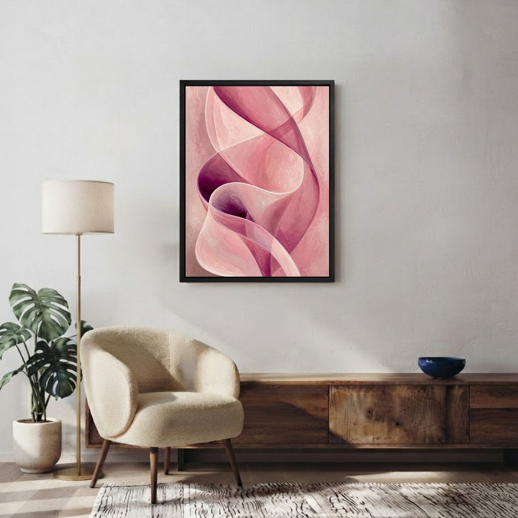 Abstract Pink Shapes