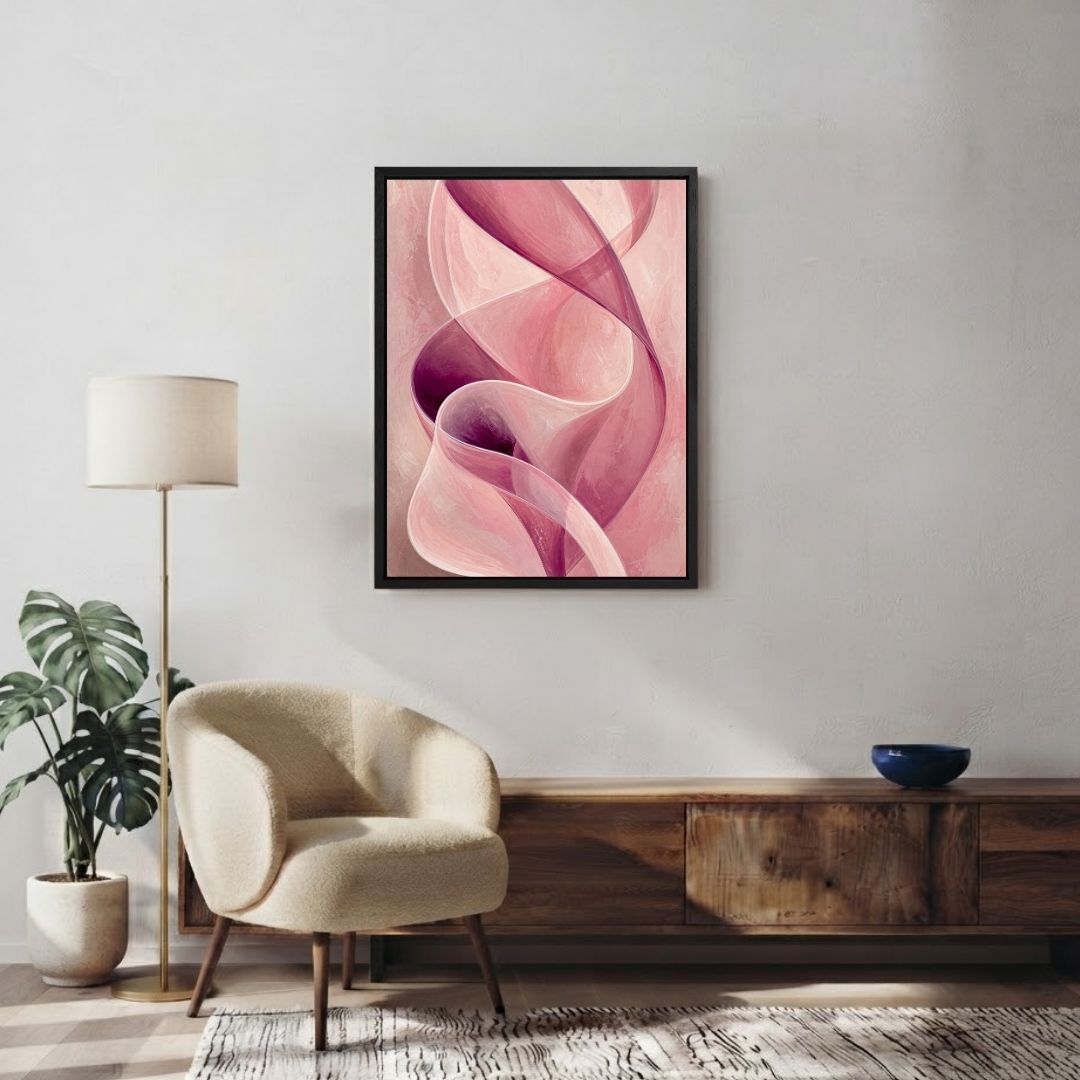 Abstract Pink Shapes