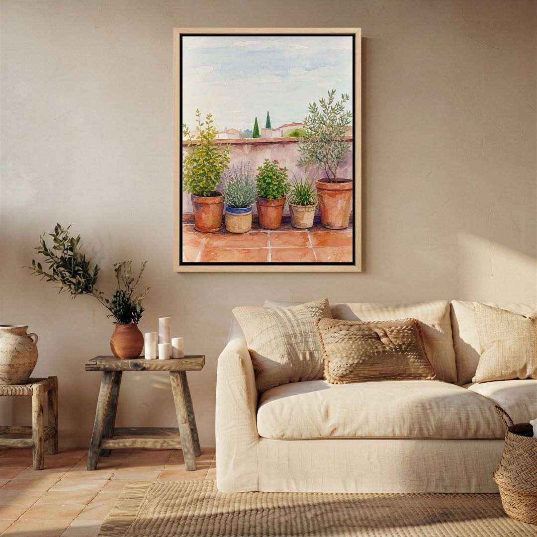 Terrace with Pots No1