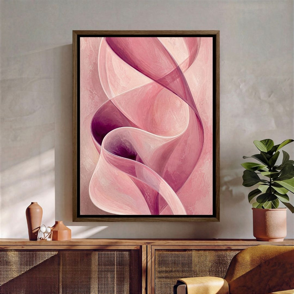Abstract Pink Shapes