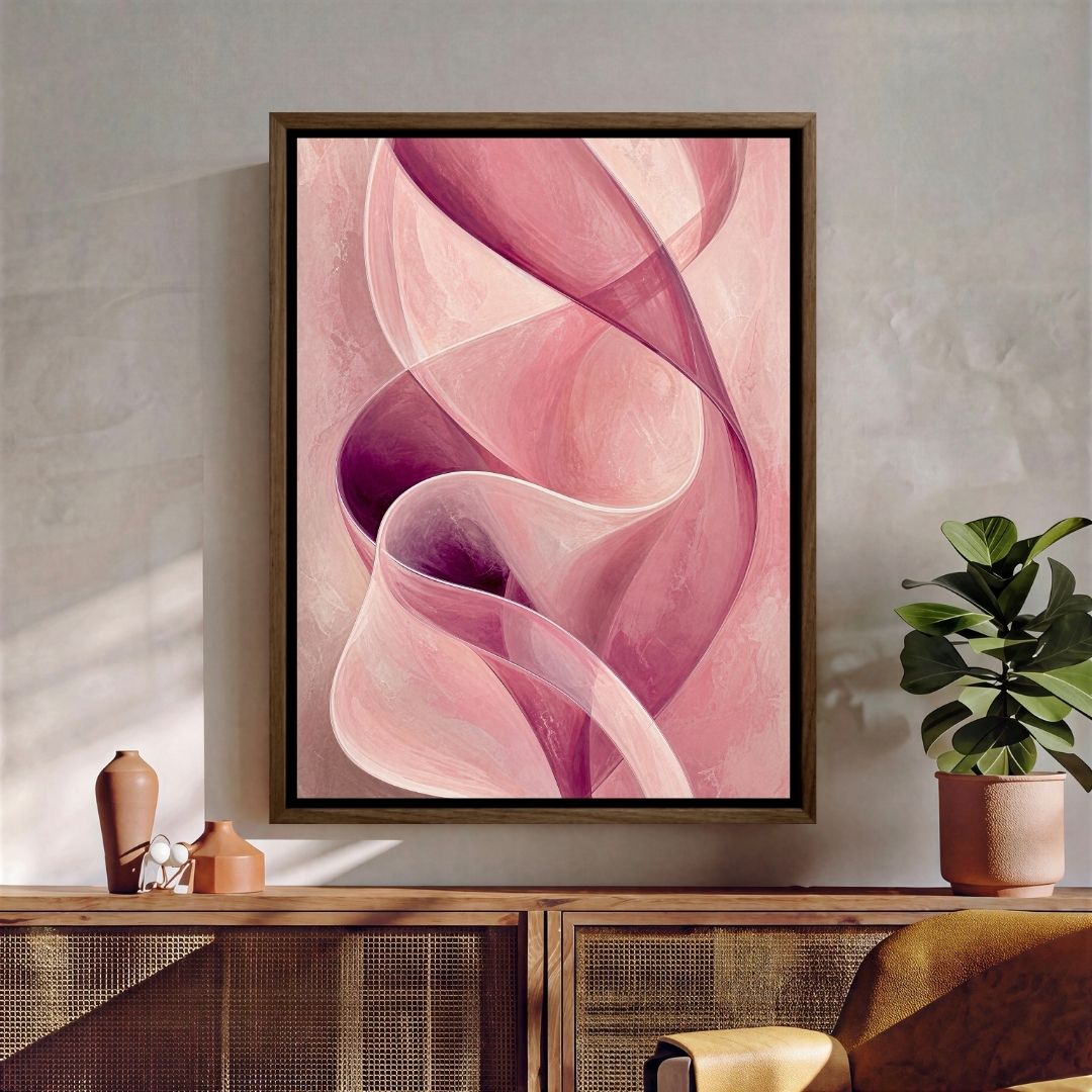 Abstract Pink Shapes