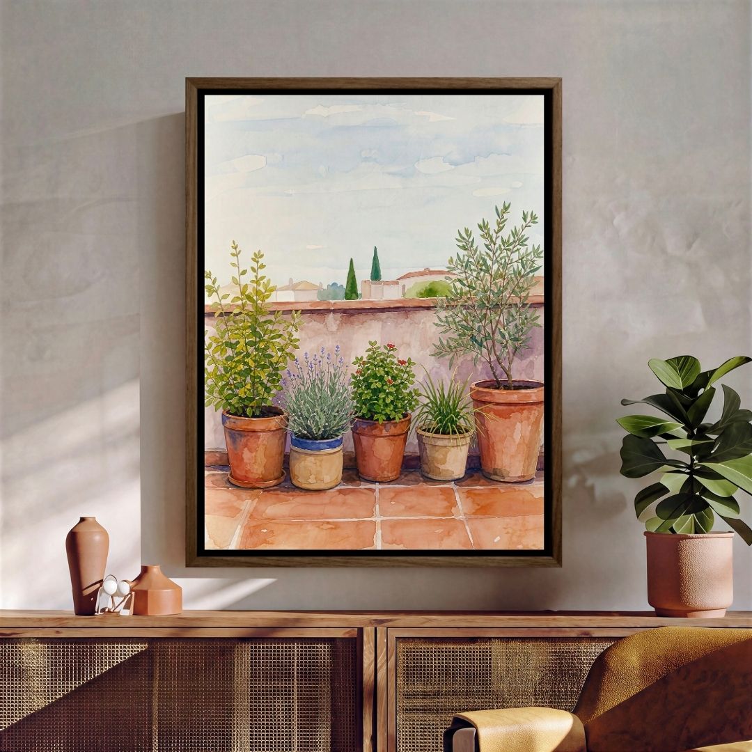 Terrace with Pots No1