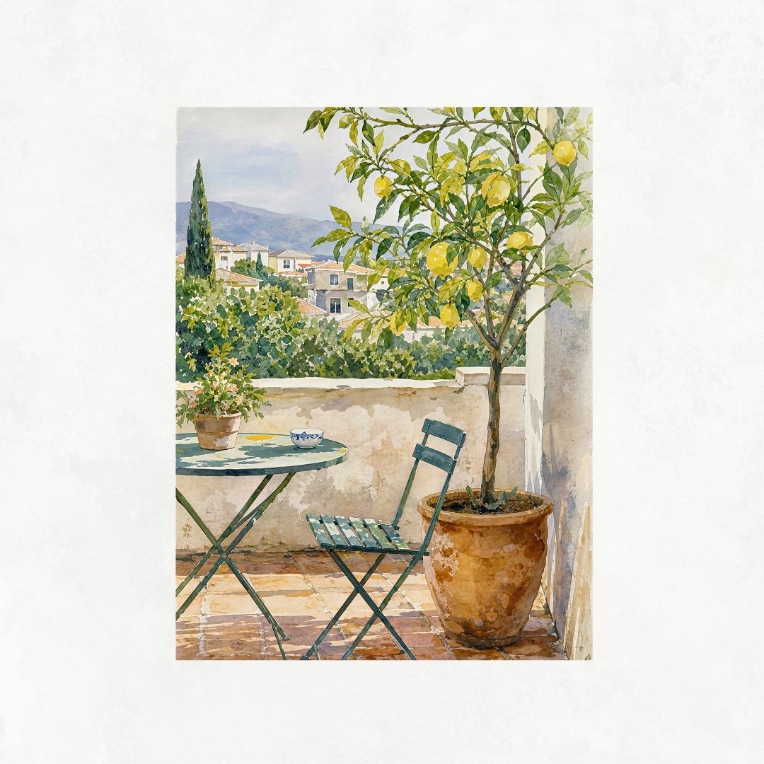 Terrace with Pots No2