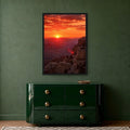 Sunset on a Cliff