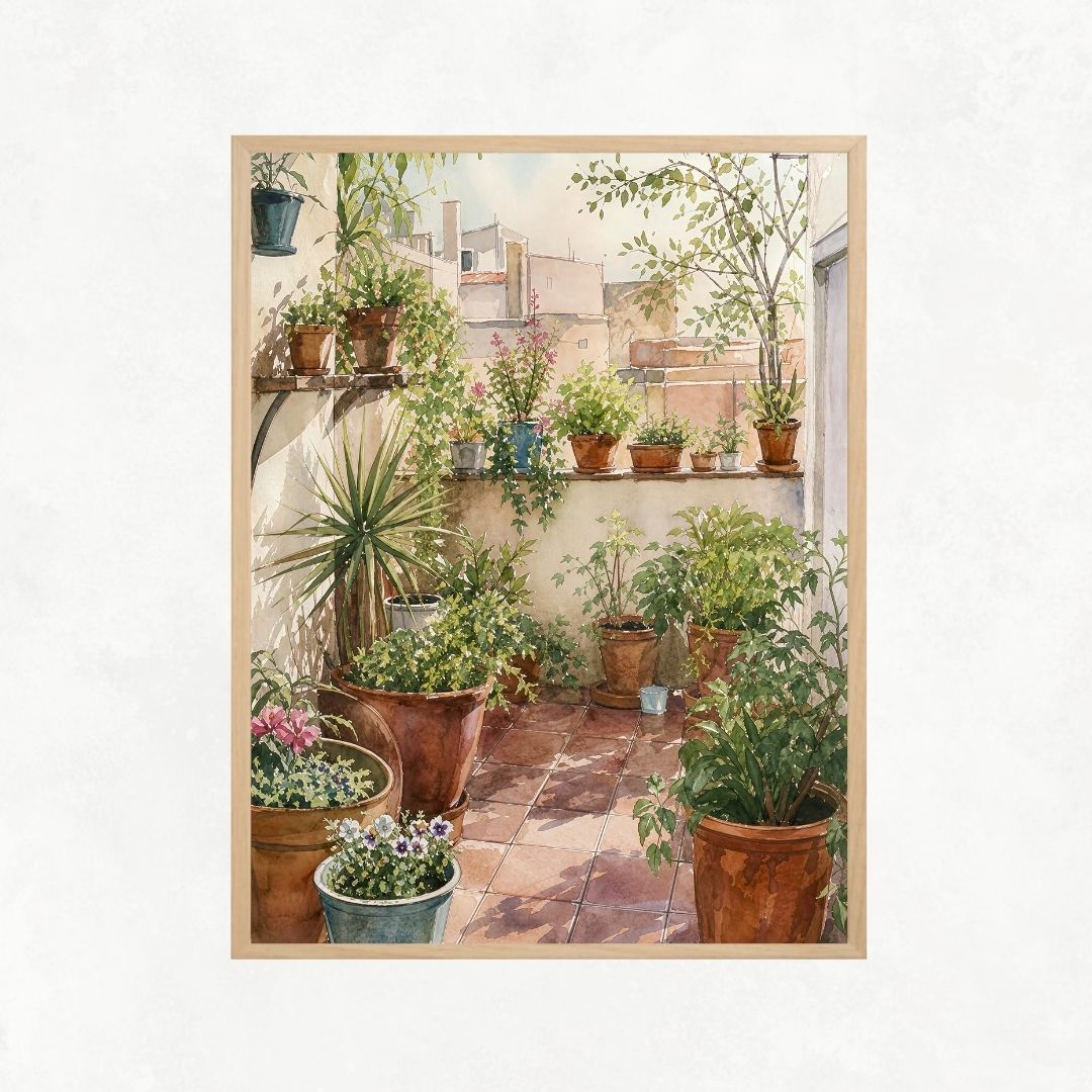 Terrace with Pots No3