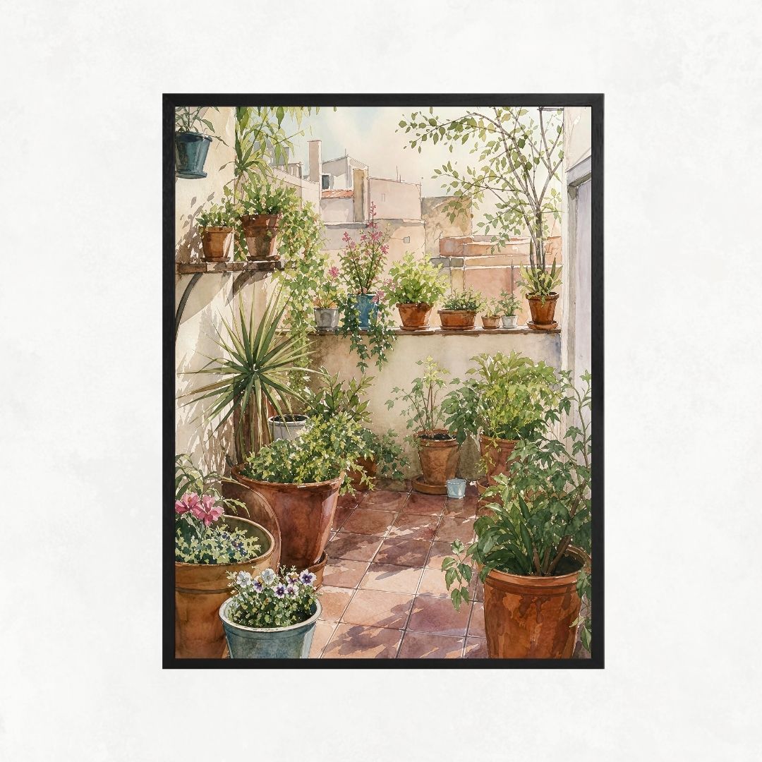 Terrace with Pots No3