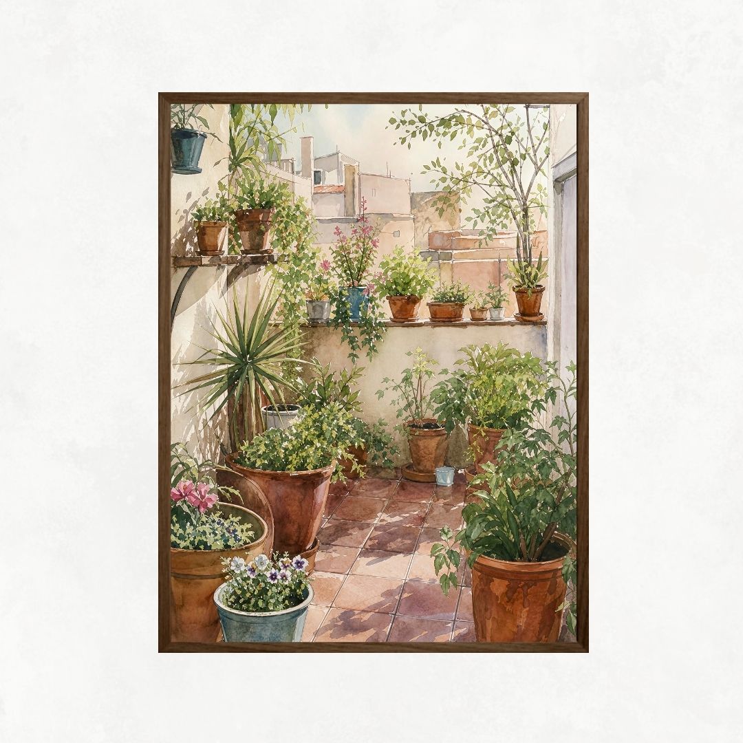 Terrace with Pots No3
