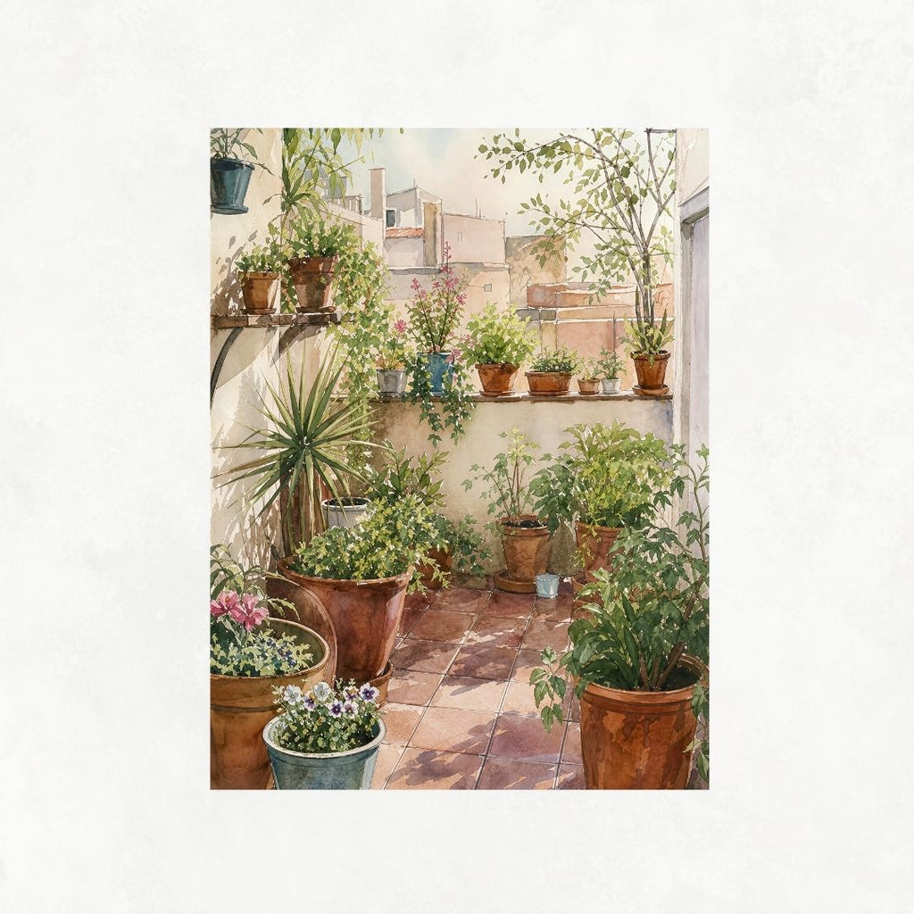 Terrace with Pots No3