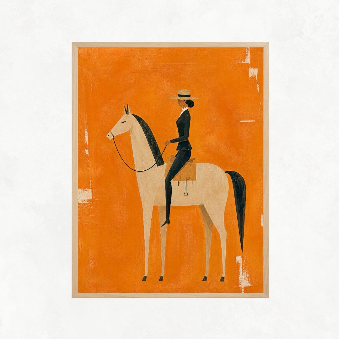 Horse in Orange