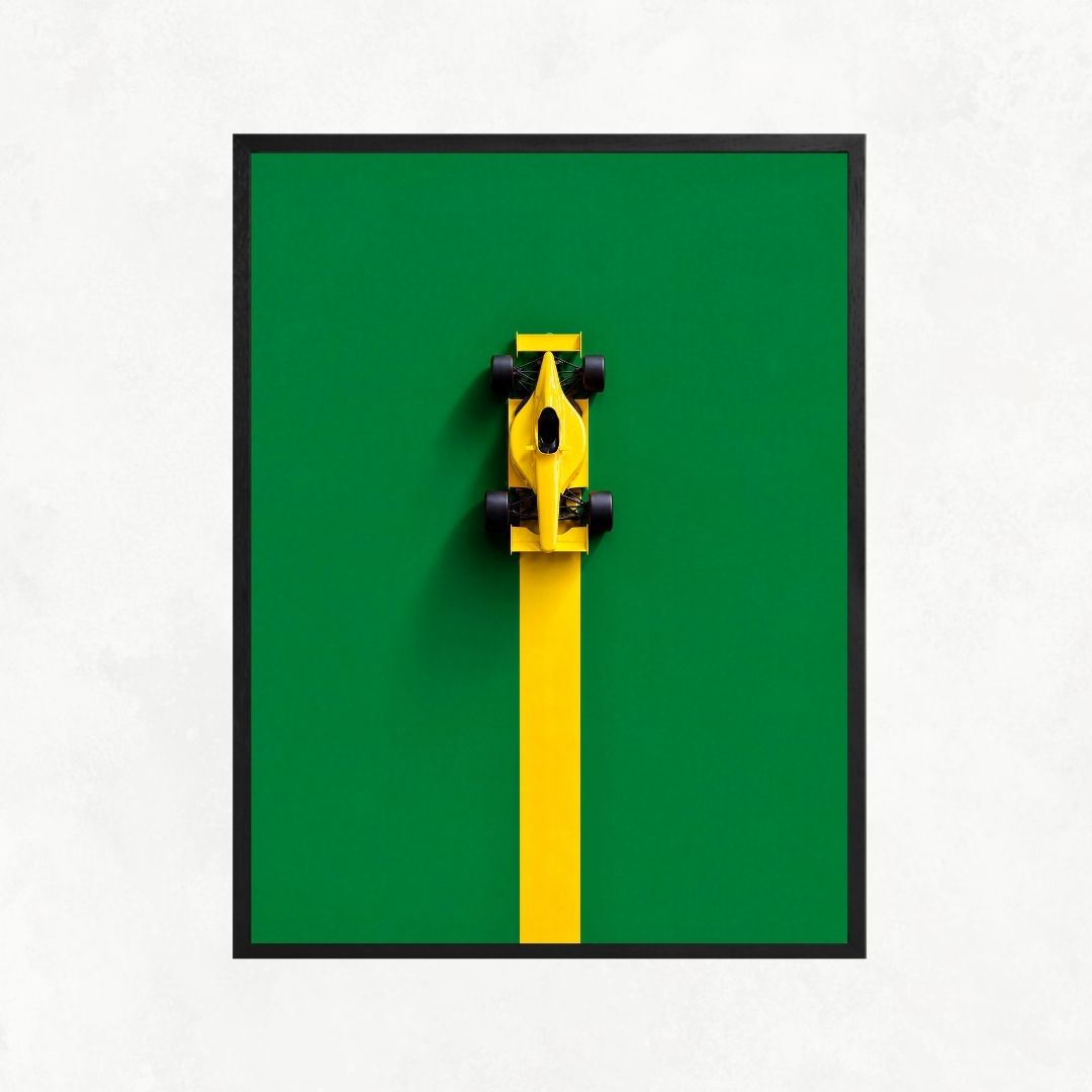 Yellow Formula 1 Car