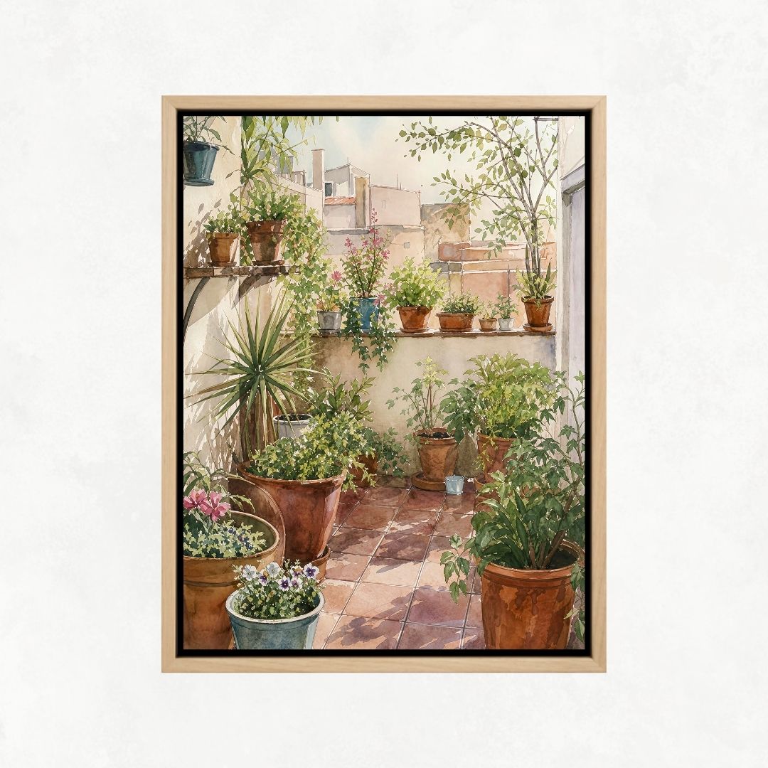 Terrace with Pots No3