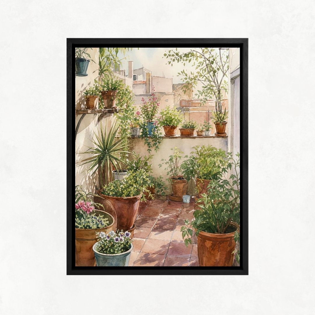 Terrace with Pots No3