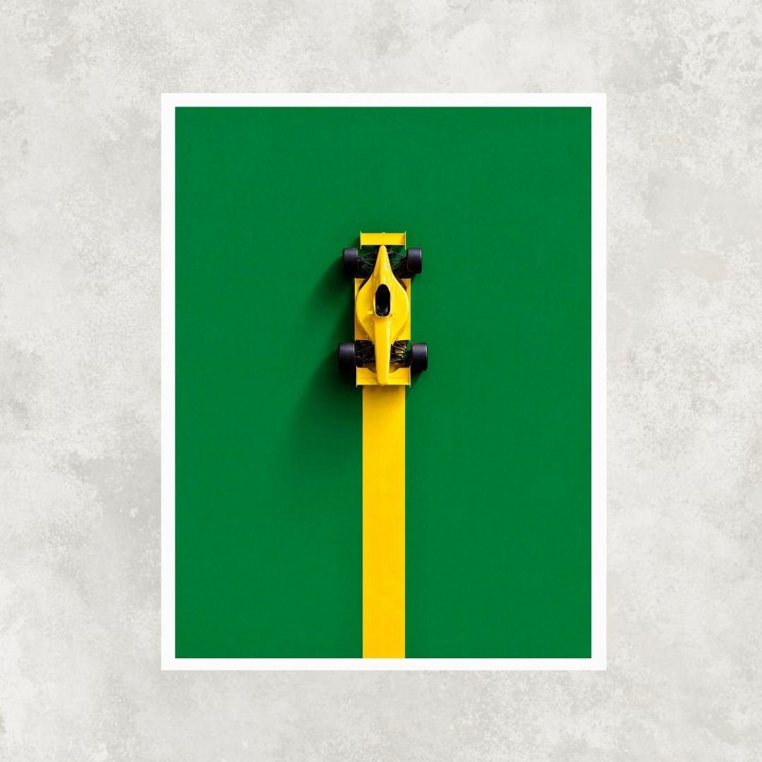 Yellow Formula 1 Car