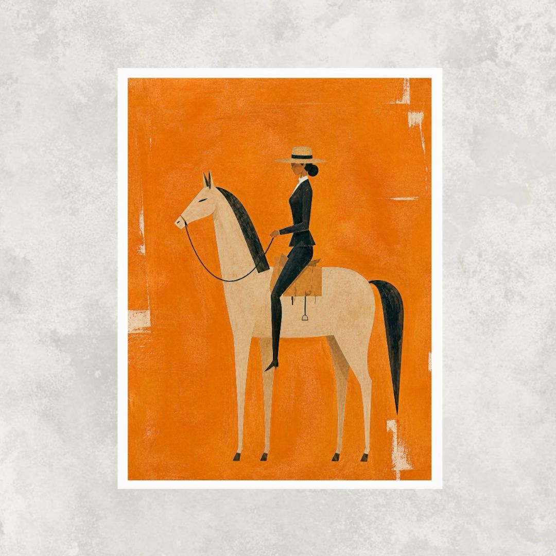 Horse in Orange