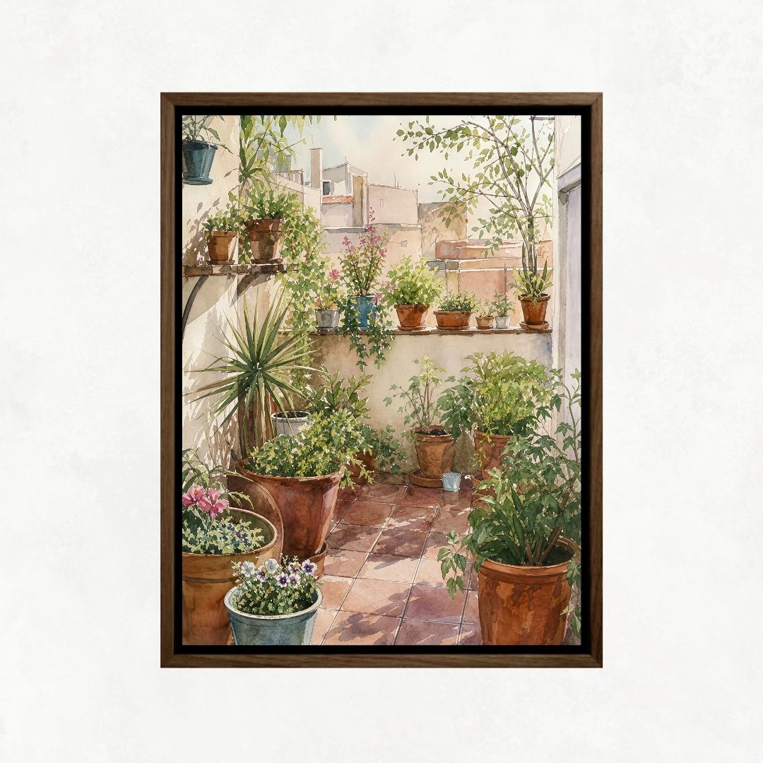 Terrace with Pots No3