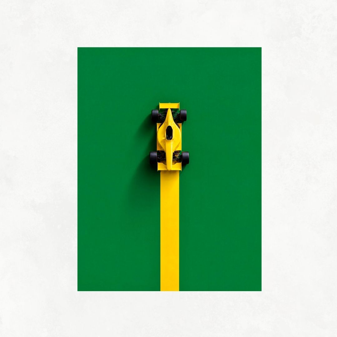 Yellow Formula 1 Car