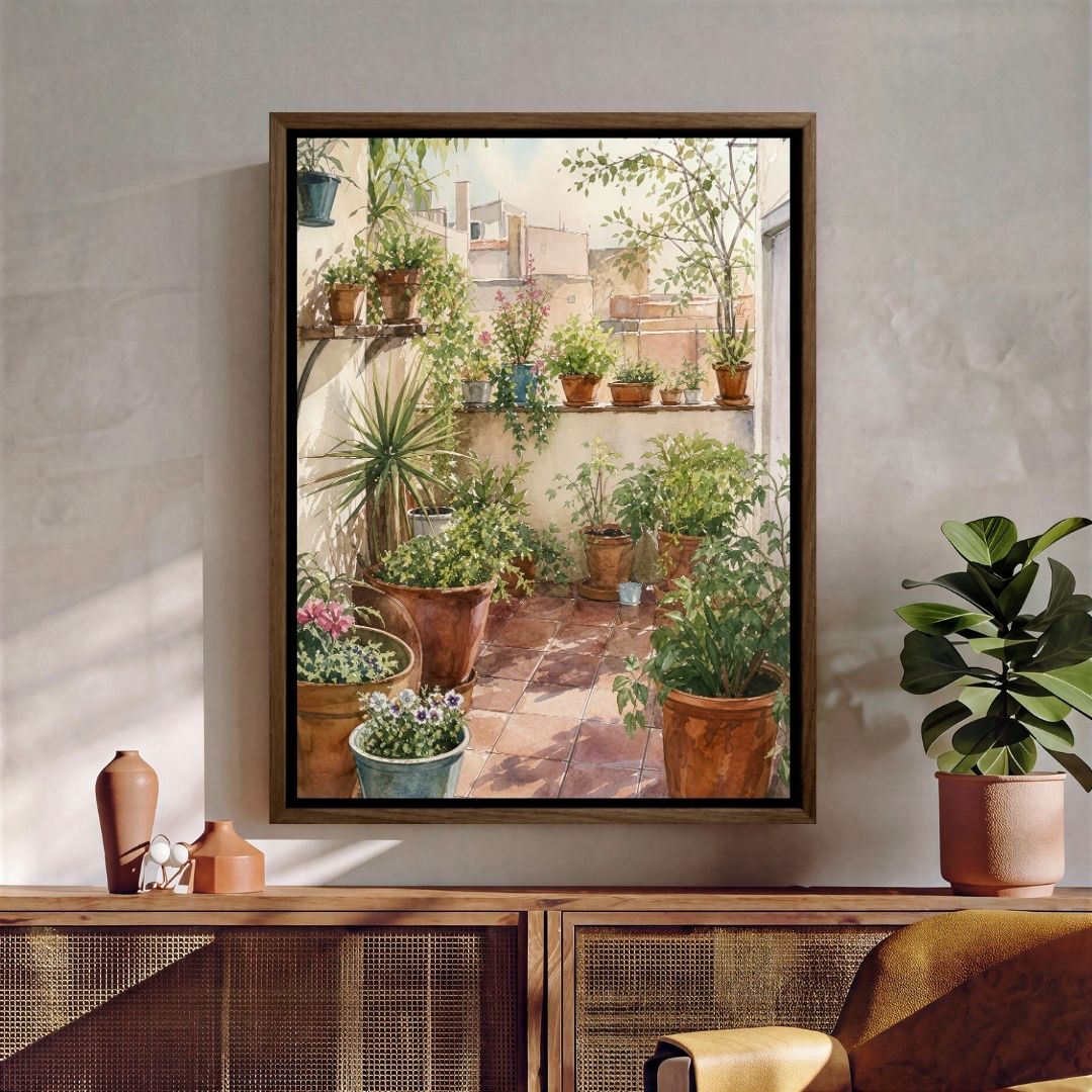 Terrace with Pots No3