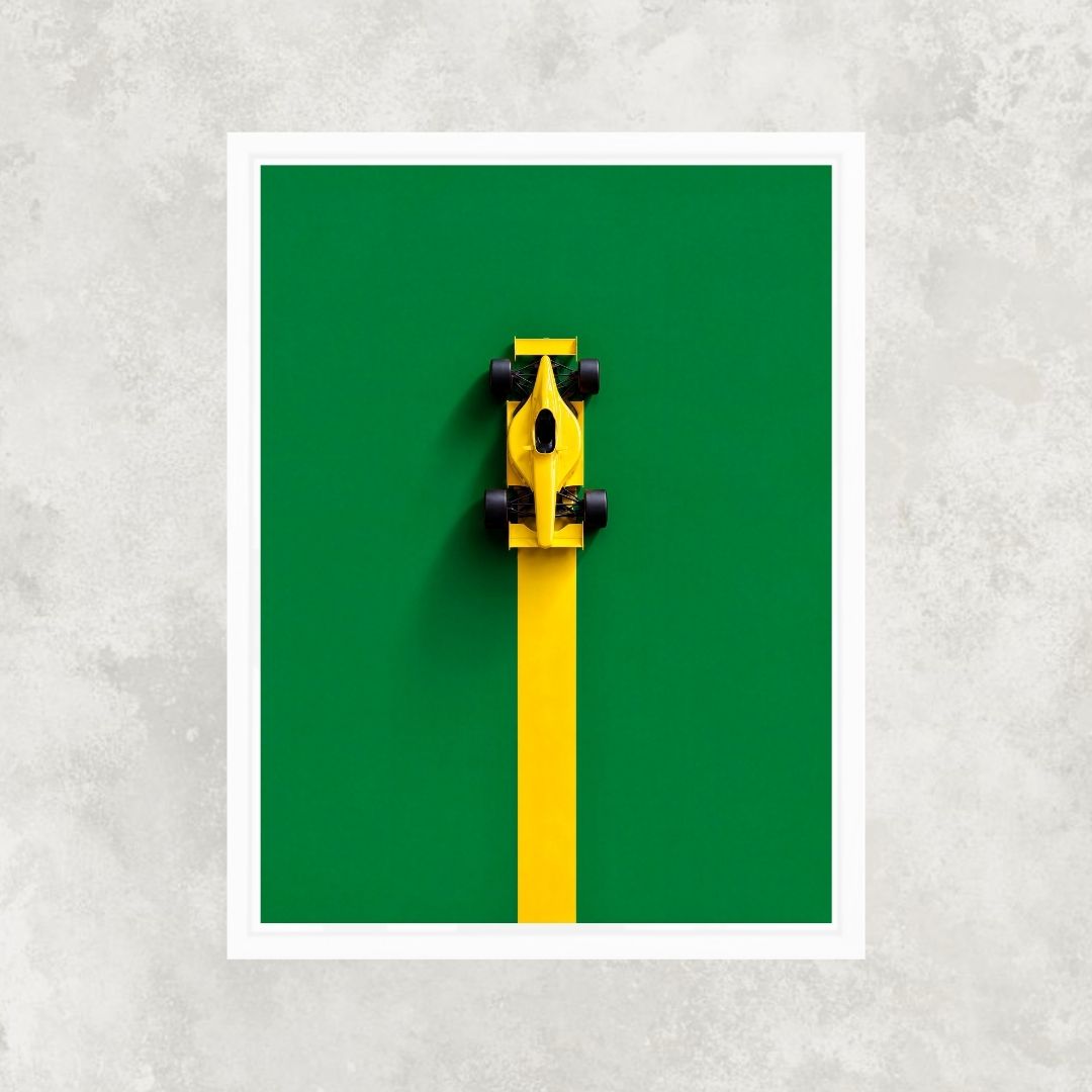 Yellow Formula 1 Car