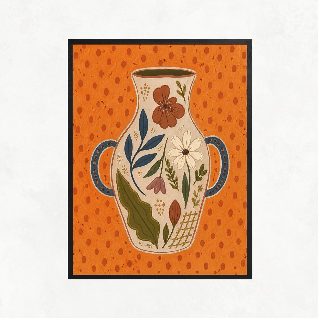 Vase in Orange