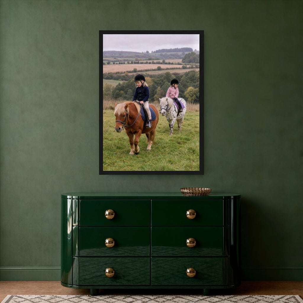 Children Riding a Pony