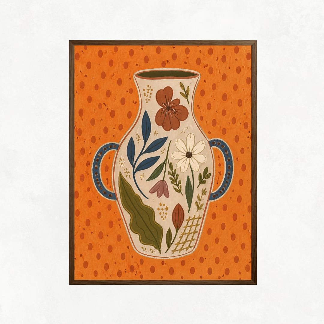Vase in Orange