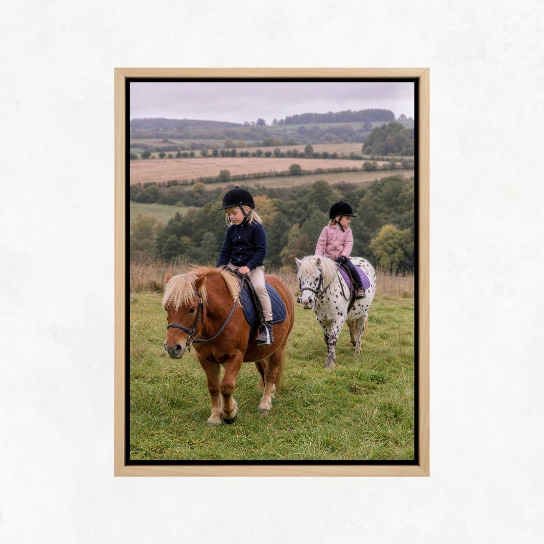 Children Riding a Pony