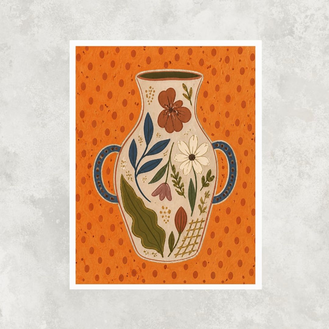 Vase in Orange