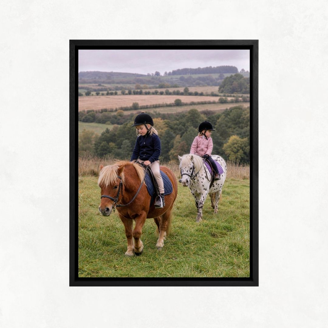 Children Riding a Pony