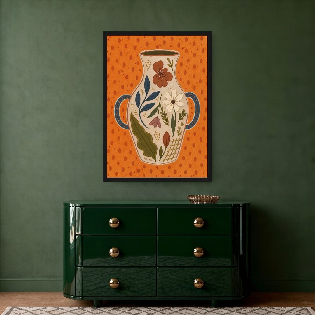 Vase in Orange
