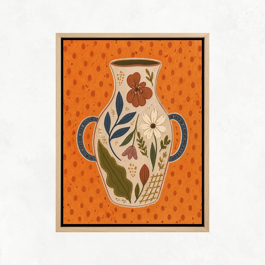 Vase in Orange