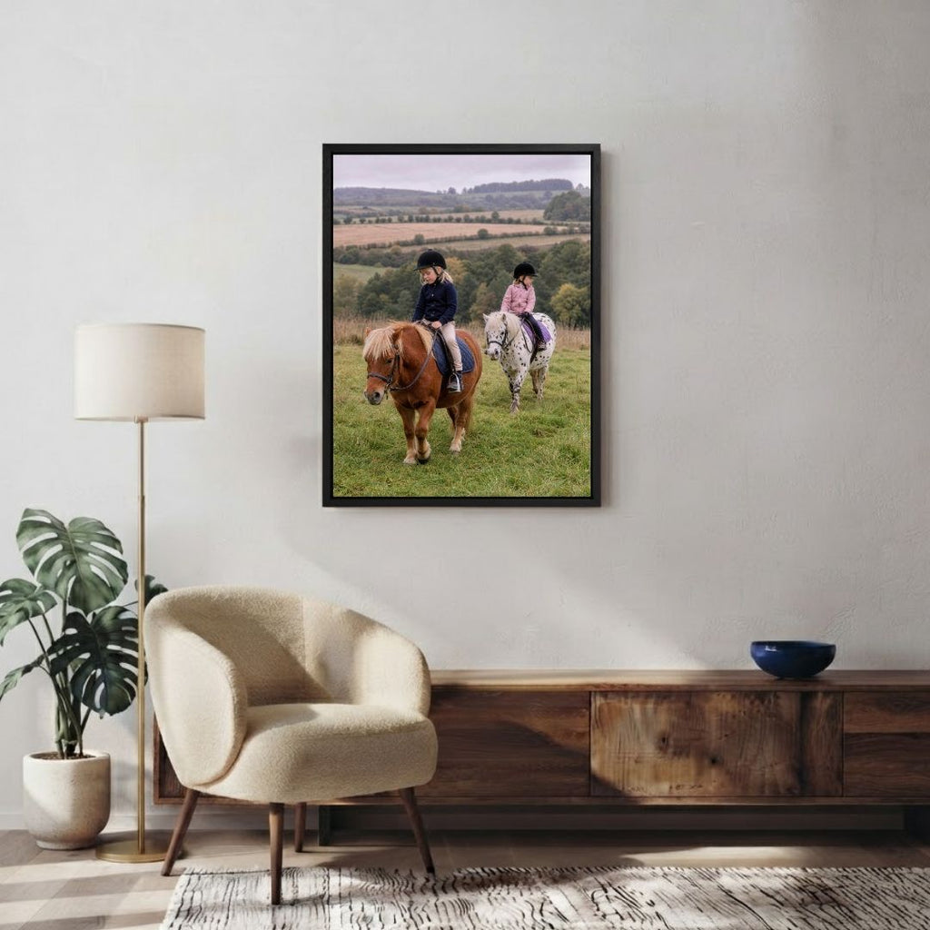 Children Riding a Pony