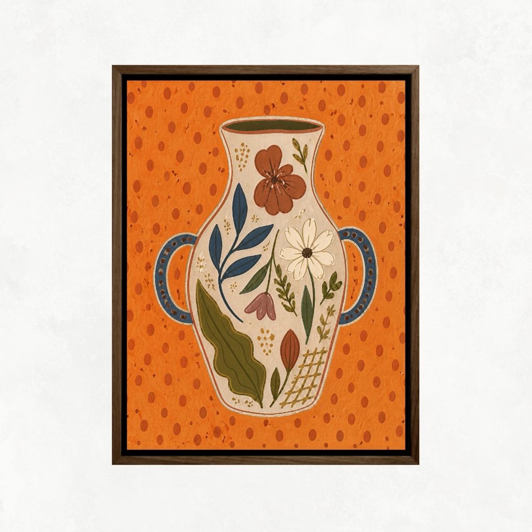 Vase in Orange