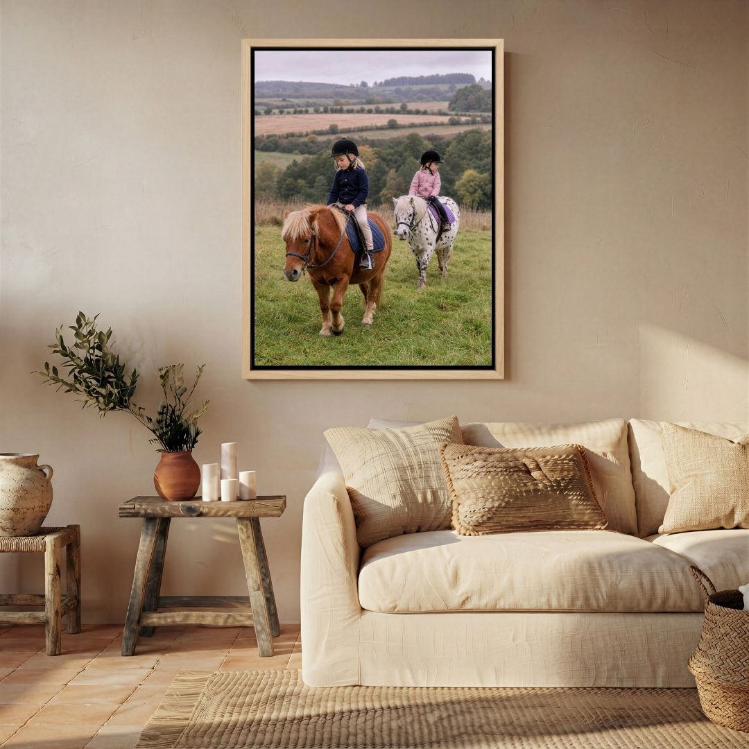 Children Riding a Pony