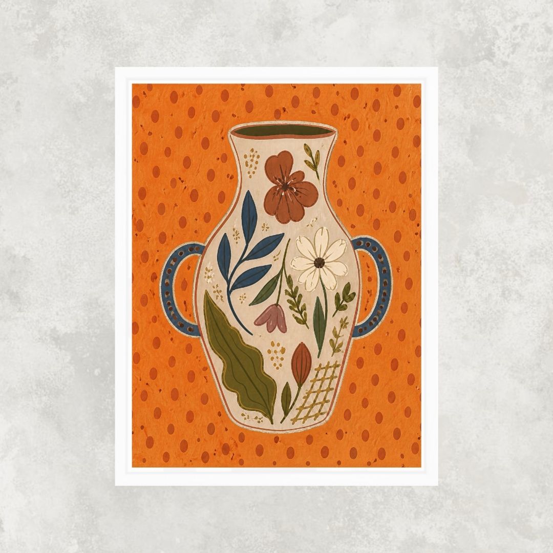 Vase in Orange