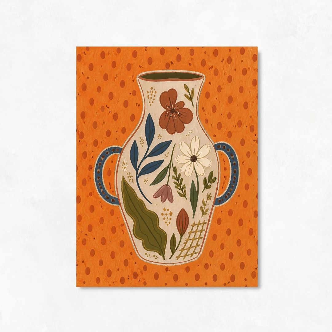 Vase in Orange