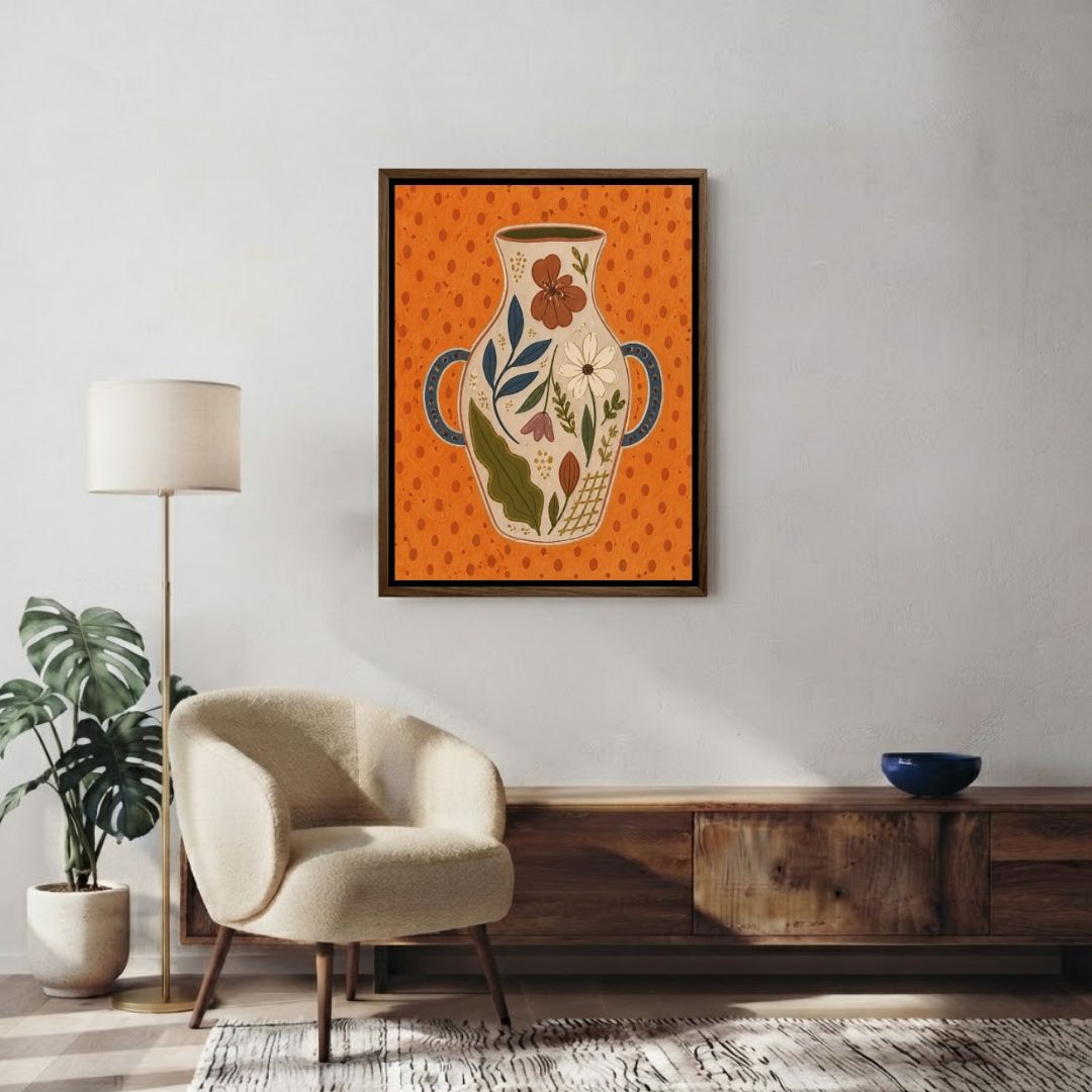 Vase in Orange