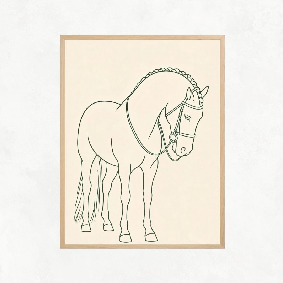 Minimalist Horse