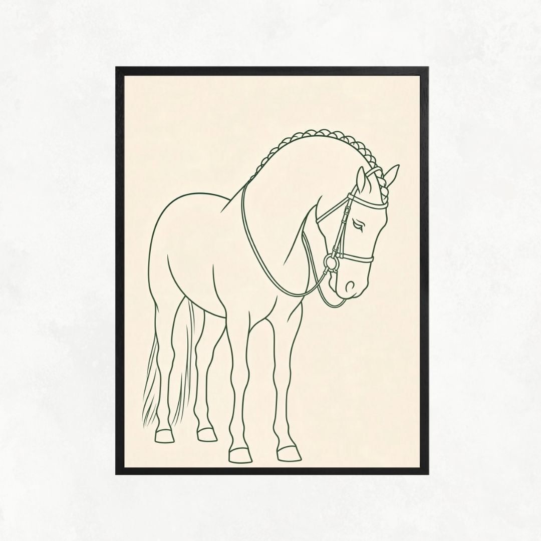 Minimalist Horse