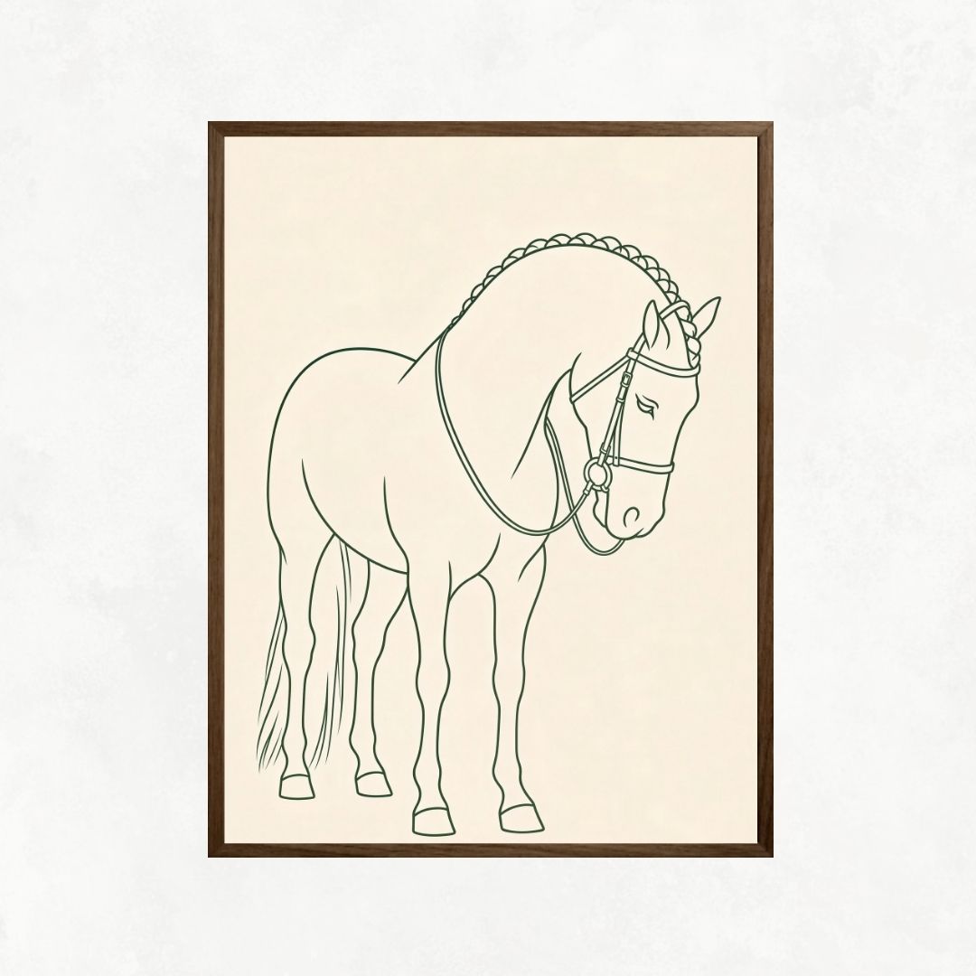 Minimalist Horse
