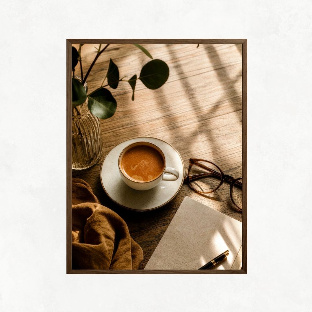 Coffee on the Desk