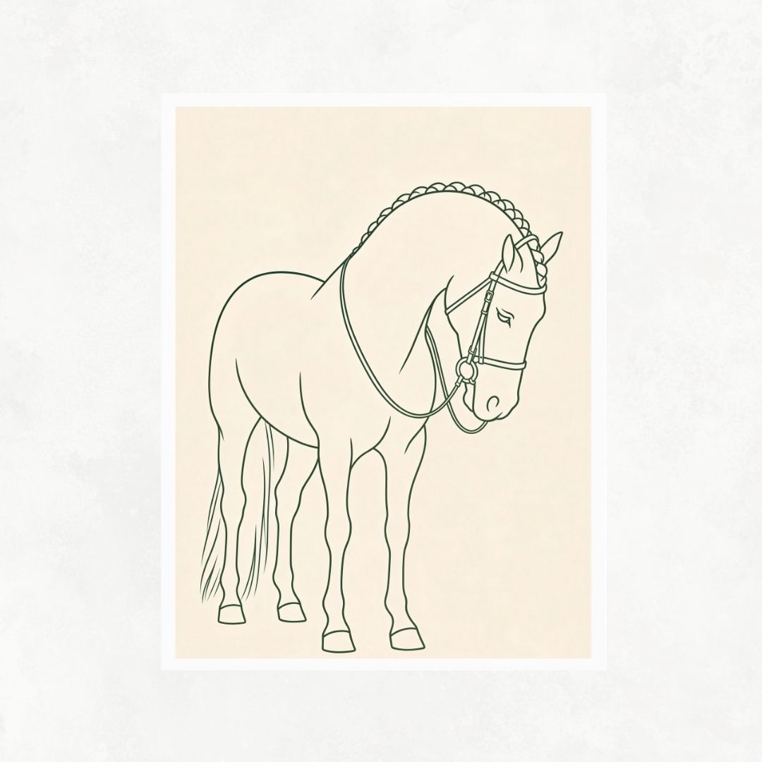 Minimalist Horse