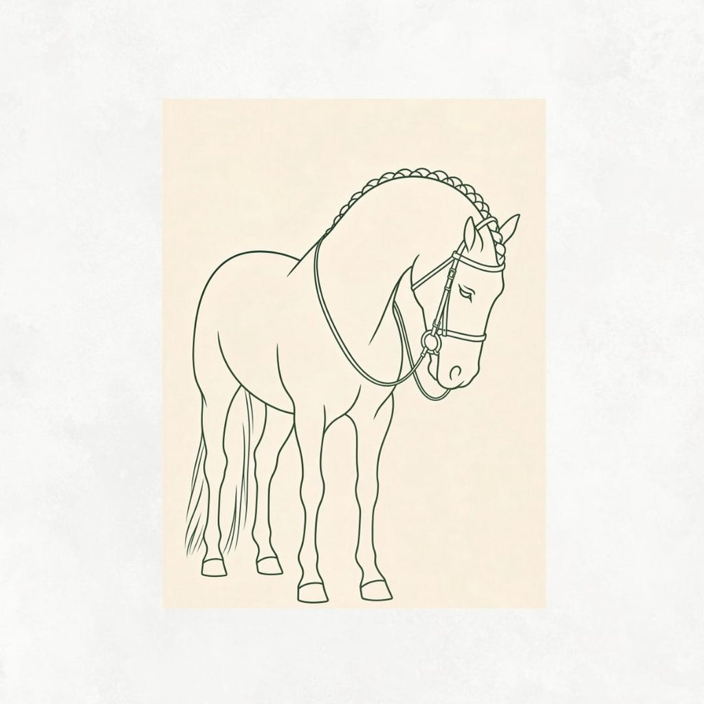 Minimalist Horse