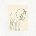 Minimalist Horse